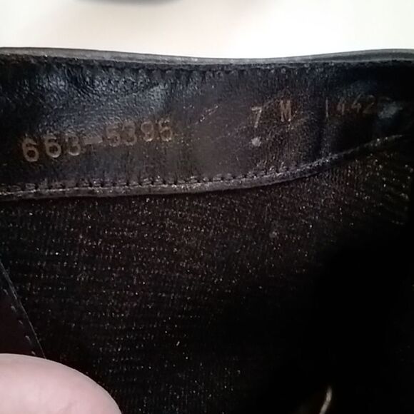 Vintage Jacqueline Ferrar Leather Upper Women Boots Size 7M - Picture 9 of 11